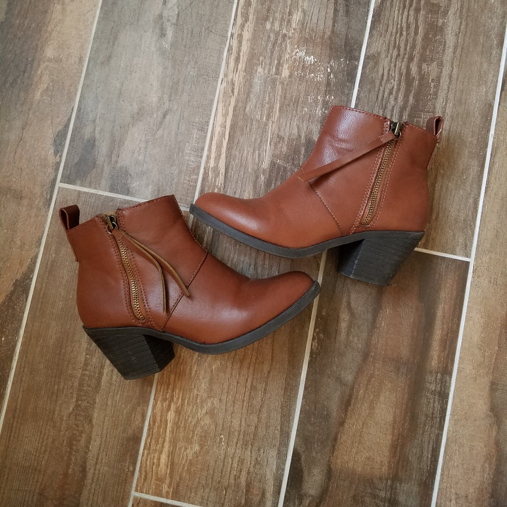 Brown Forever 21 Booties